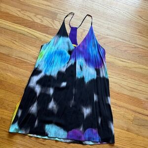 Alice + Olivia Purple and Blue Strappy Dress